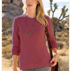 NWOT Sahalie medium burgundy pullover sweater